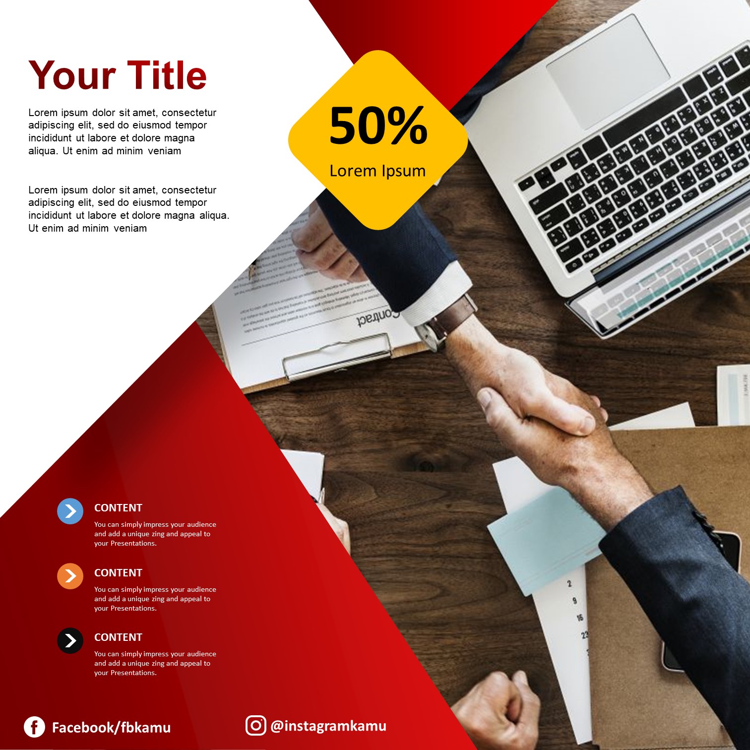19. Business template elegant design