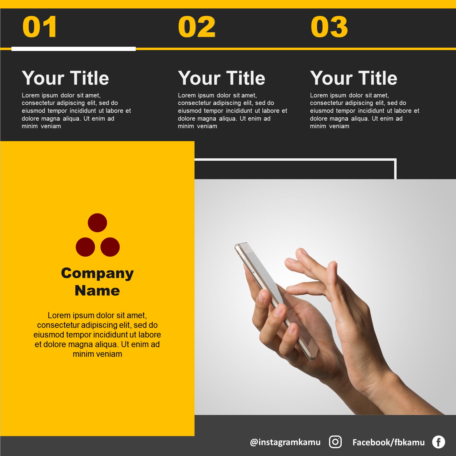 22. Business Template With Simple Modern Style