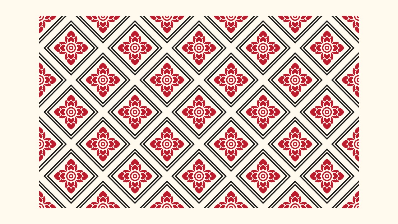 Geometric Floral pattern