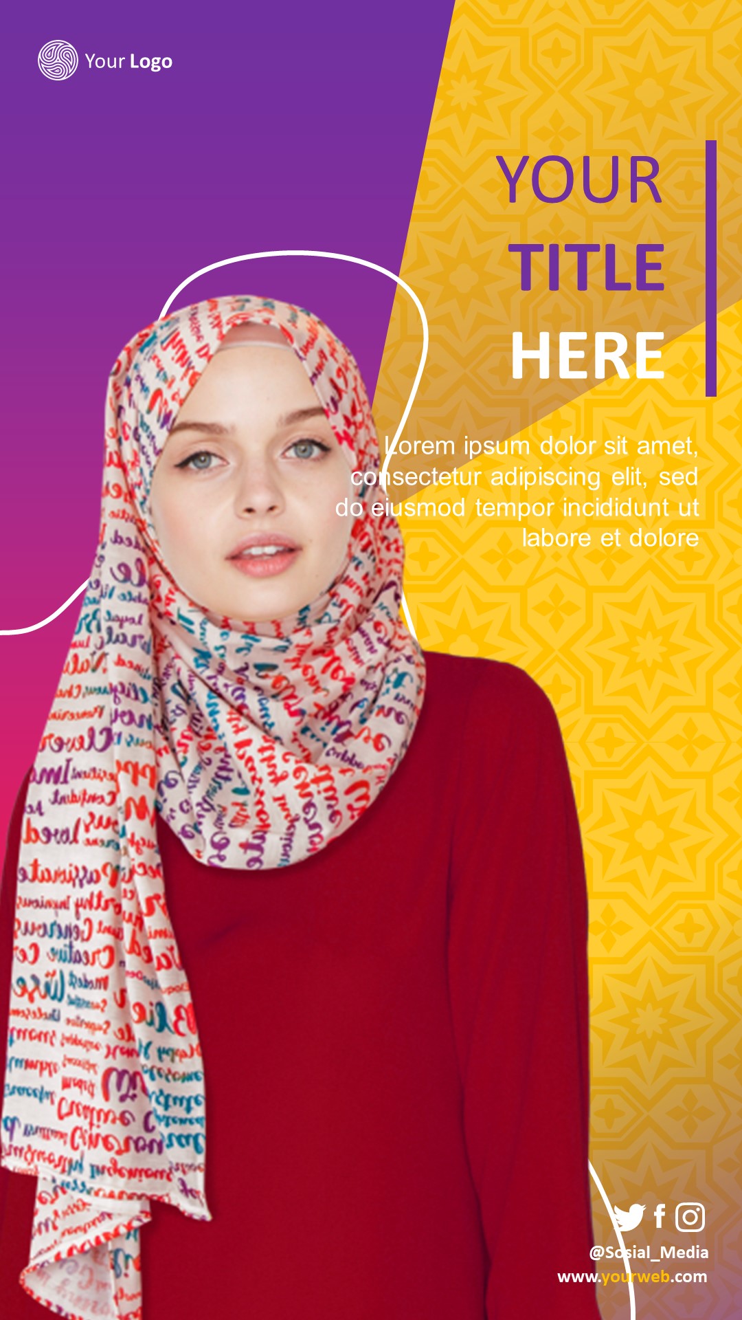 Islamic Casual Story Template 2