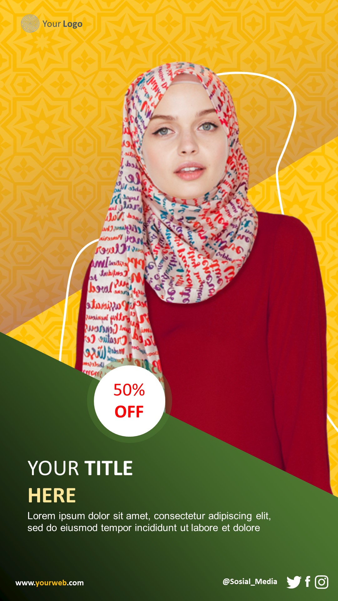 Islamic Casual Story Template 3