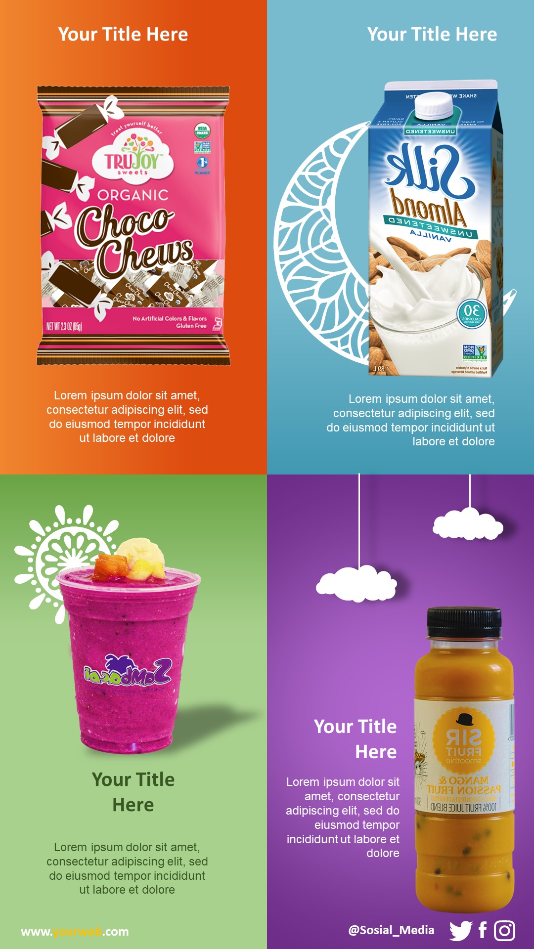 Islamic Minimalist Story Template 2