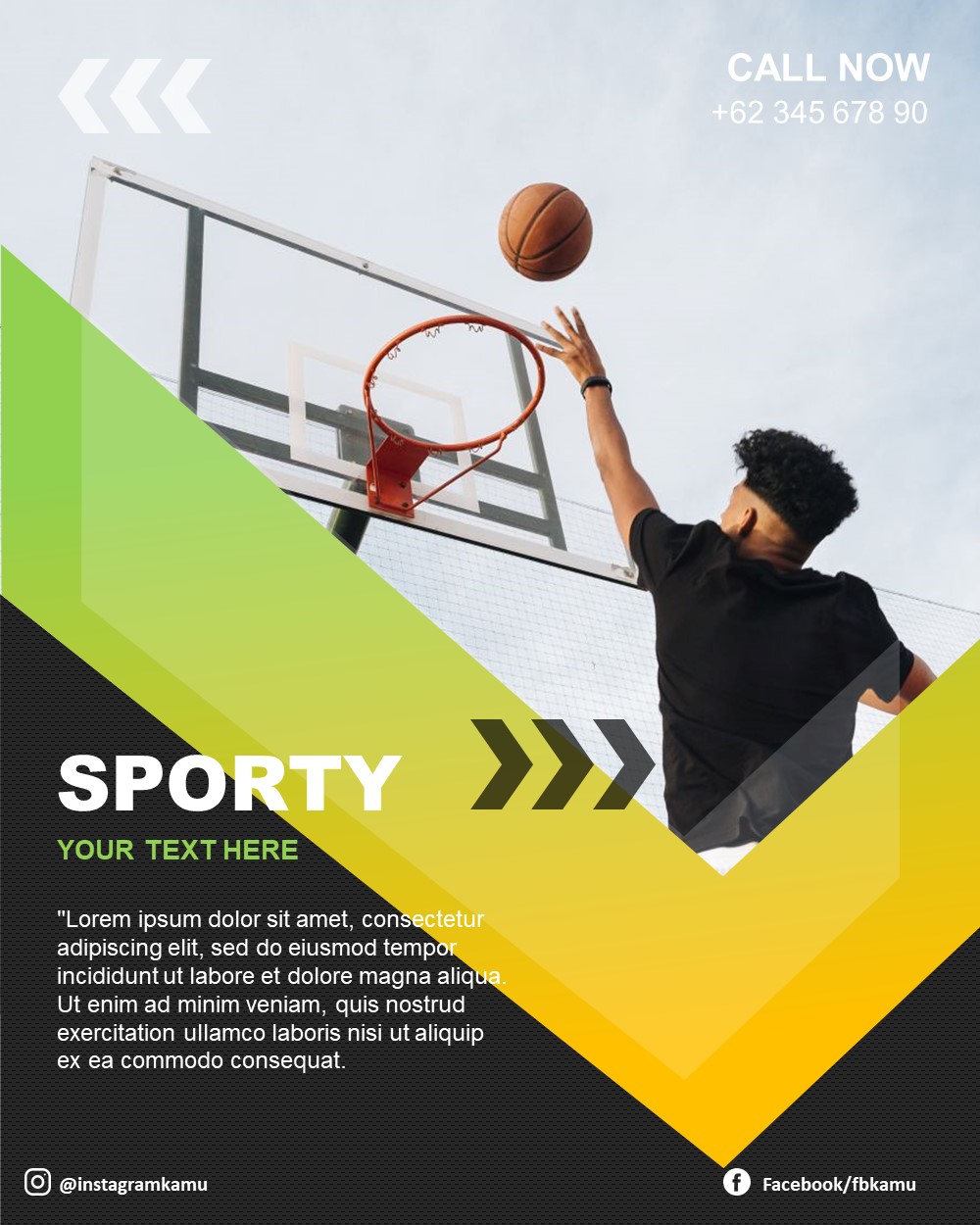 43. Sporty Template Active Concept