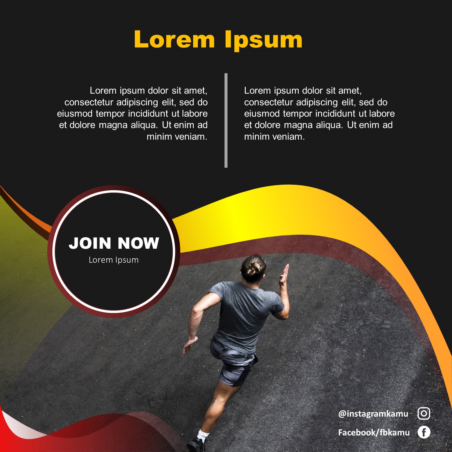 45. Sporty Template Clean Design