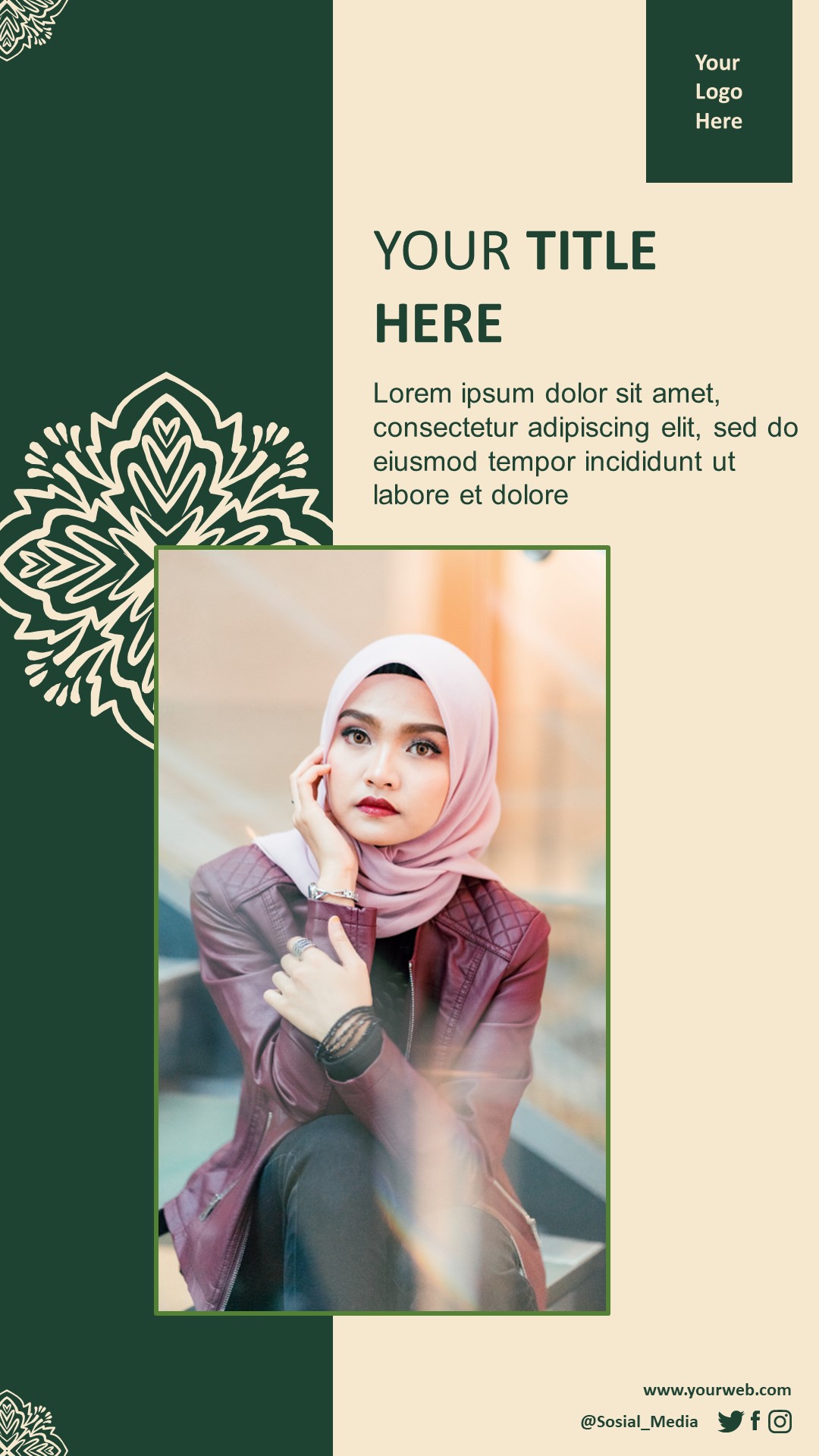 Islamic Luxury Story Template 1