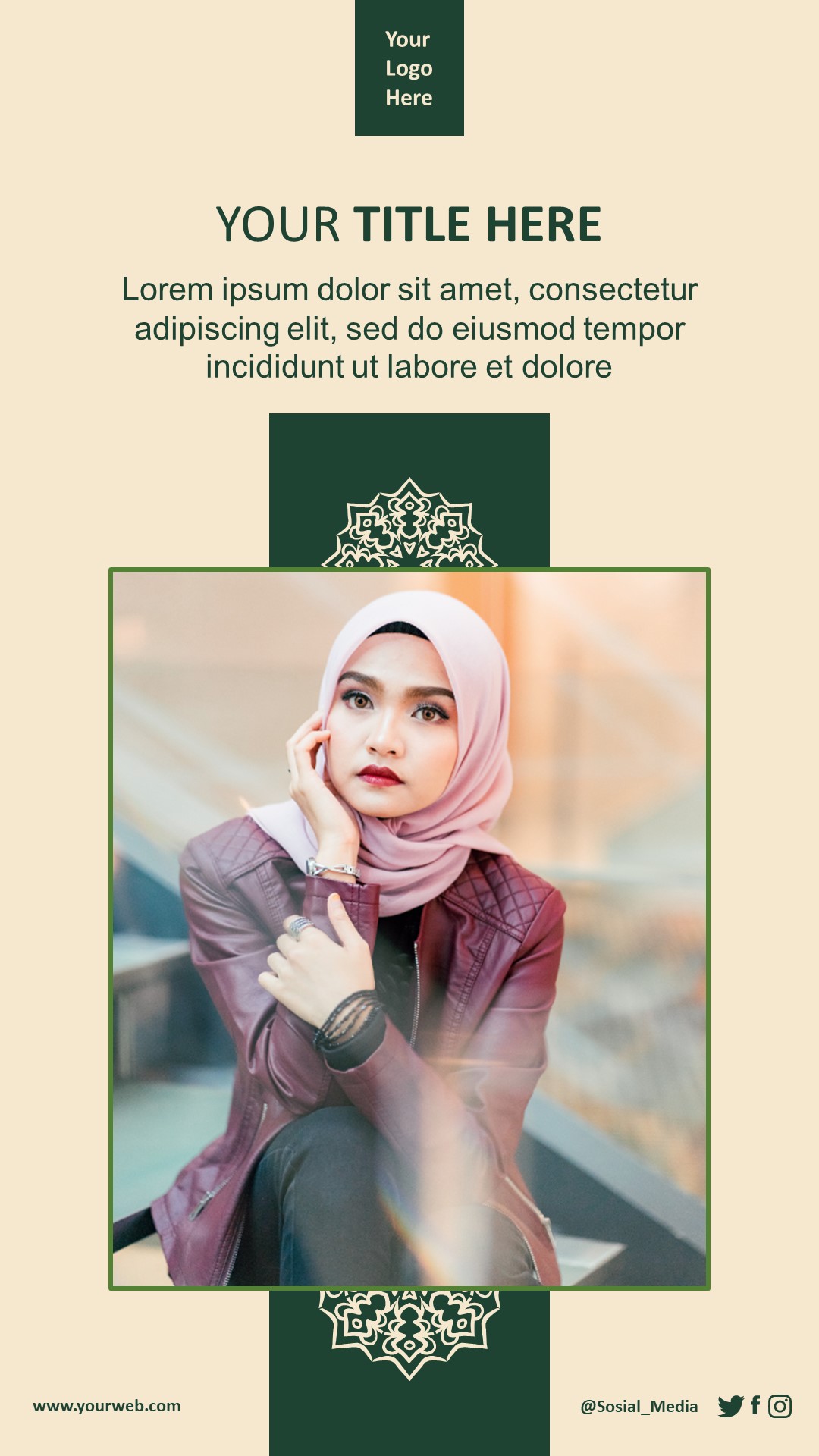 Islamic Luxury Story Template 4