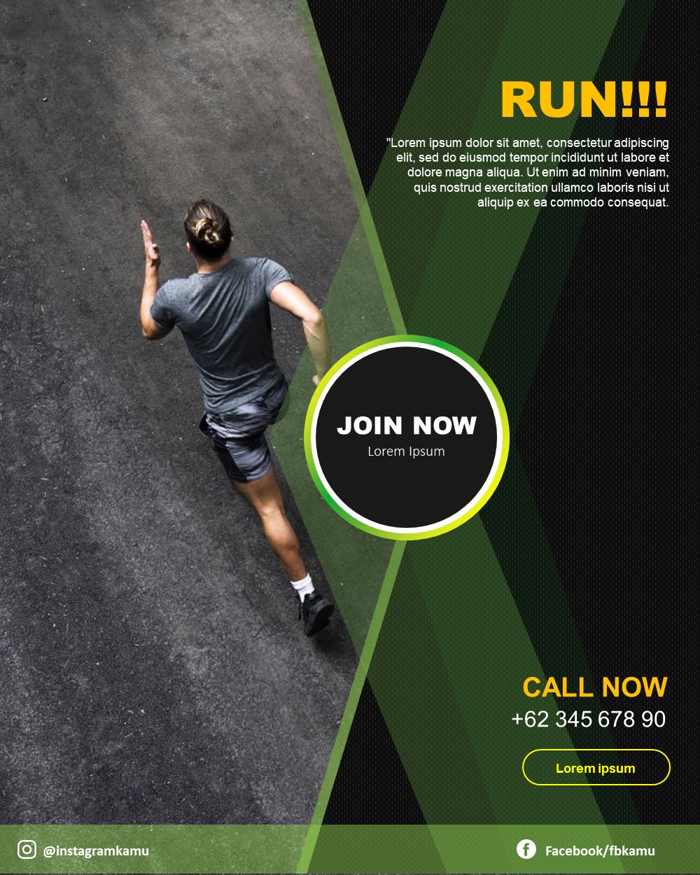 58. Sporty Template Power Look