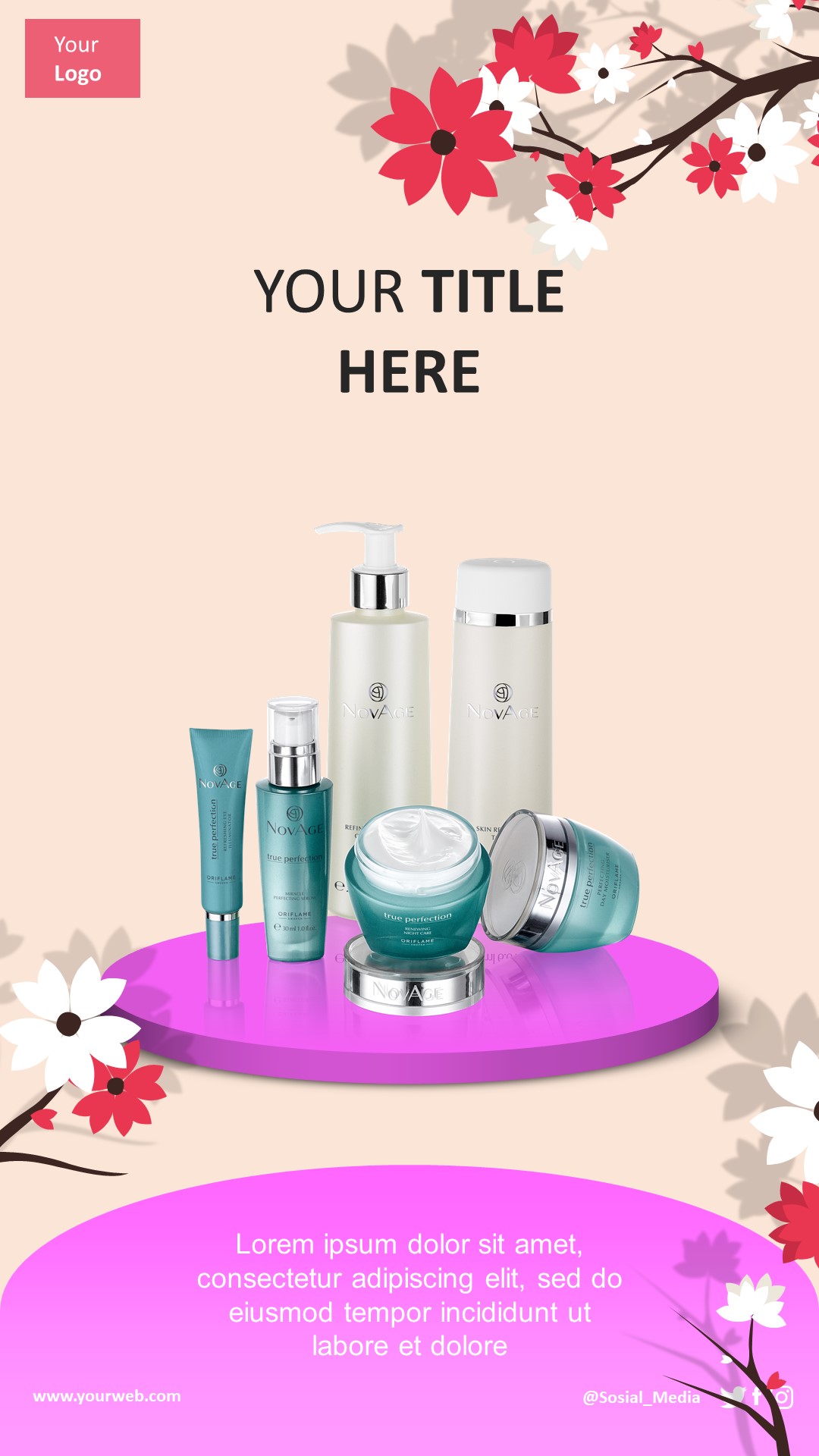 Modern Sakura Story Template 2