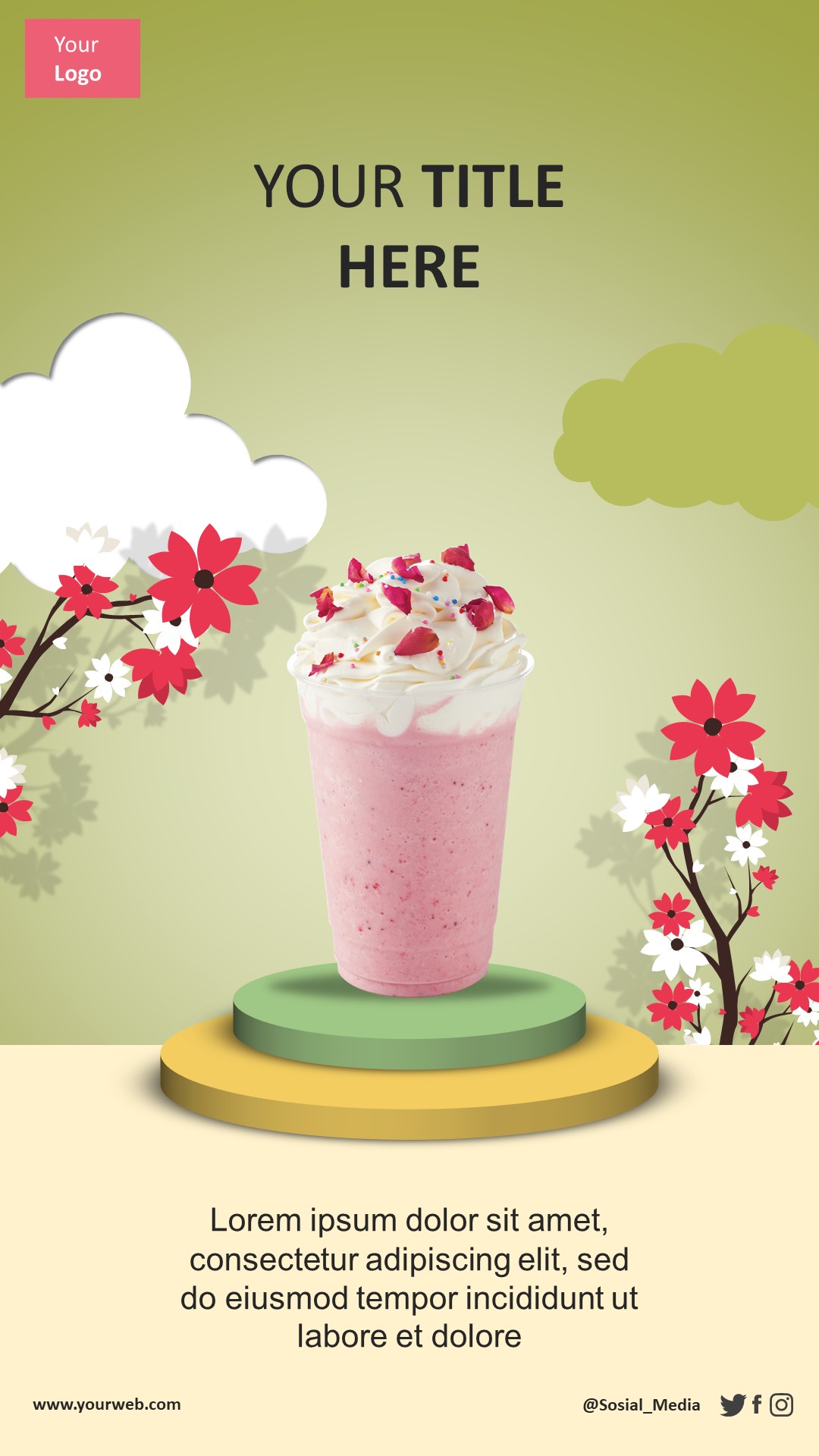 Modern Sakura Story Template 4