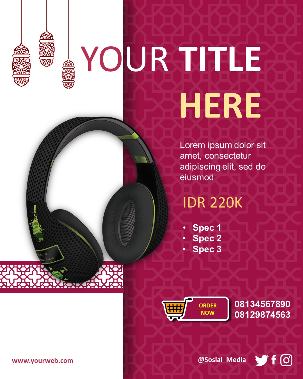 65. Islamic Template Elegant Design 2