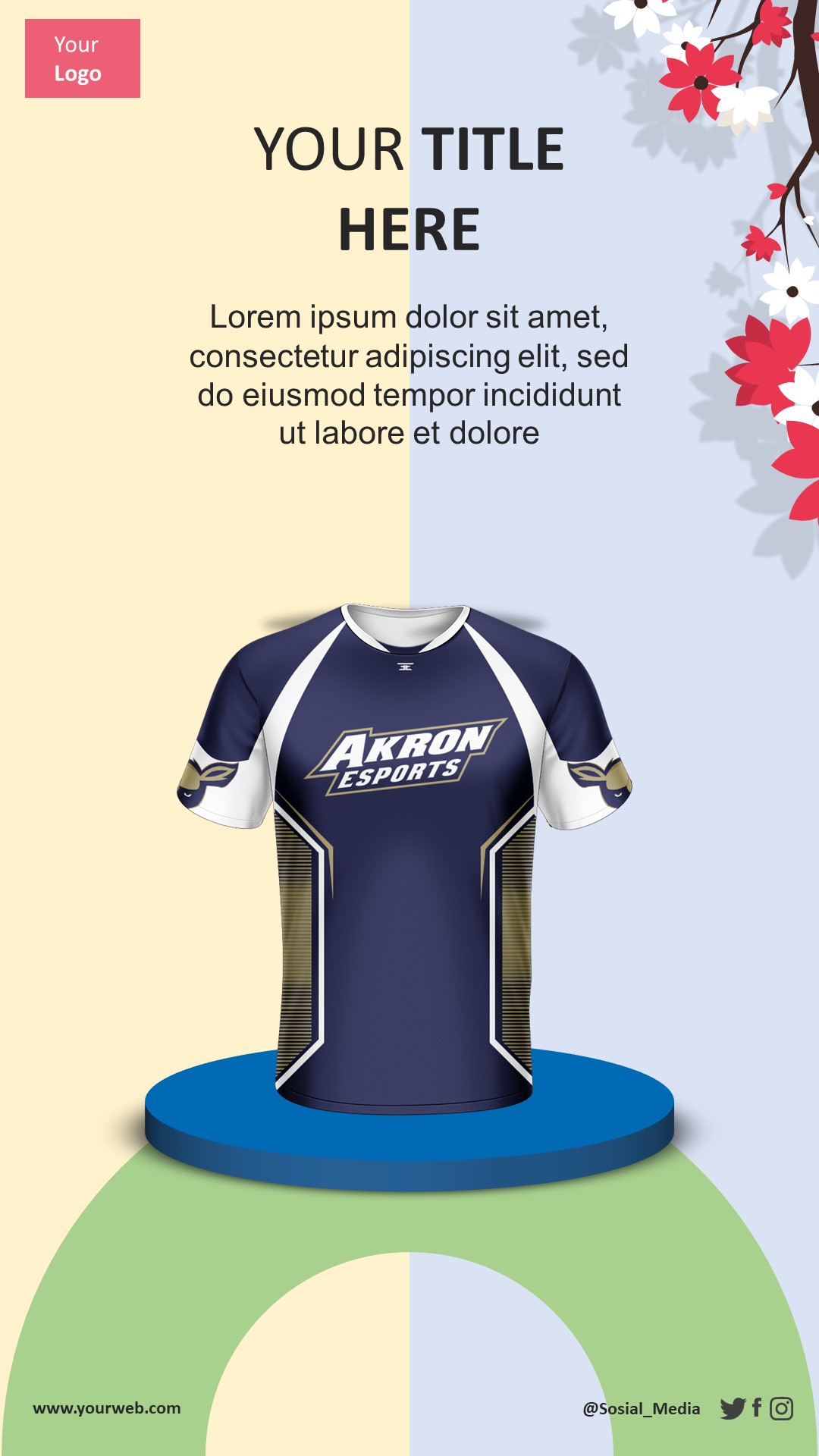 Modern Sakura Story Template 5