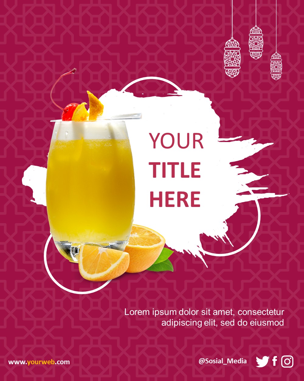 68. Islamic Template Elegant Design 5