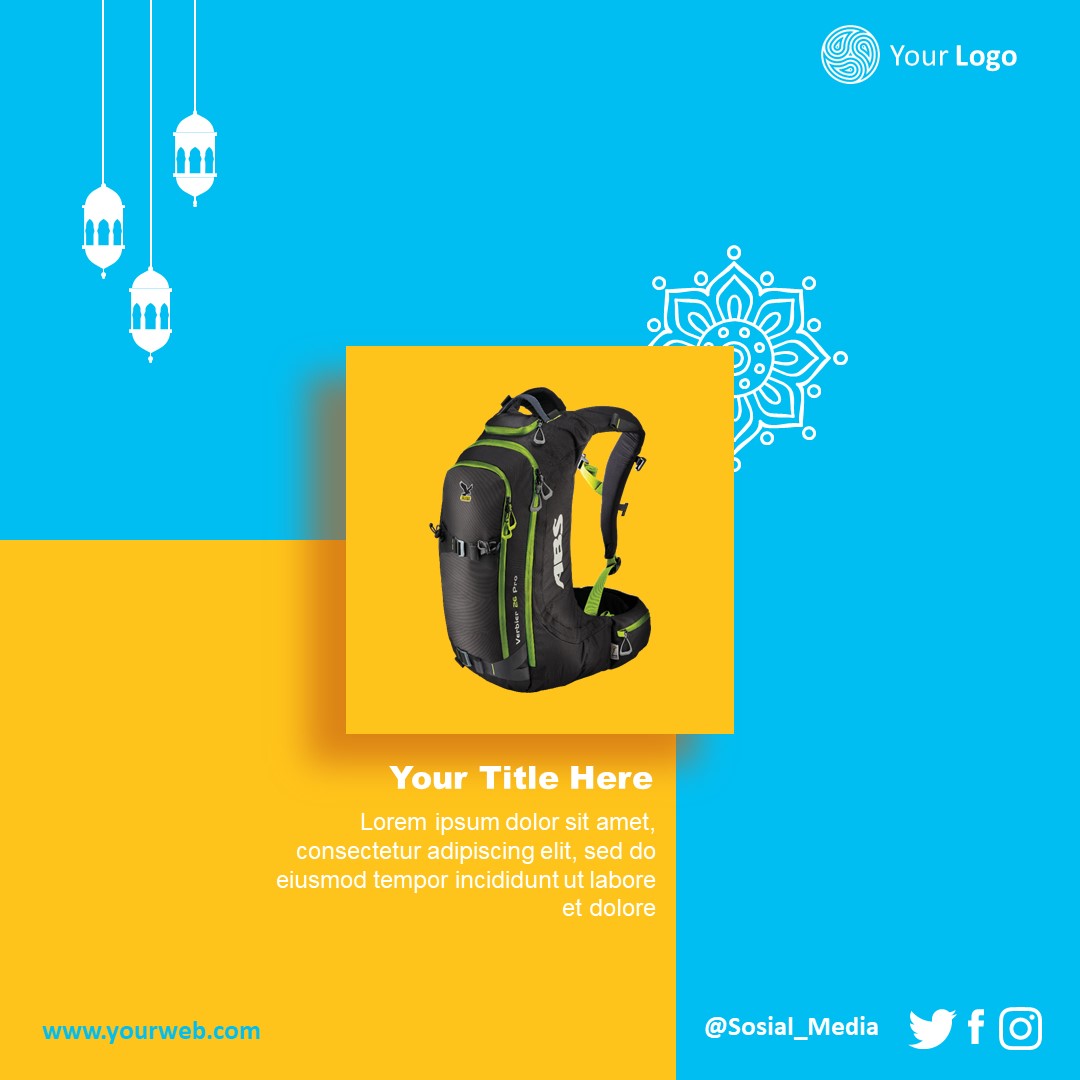 Islamic template modern simple 4