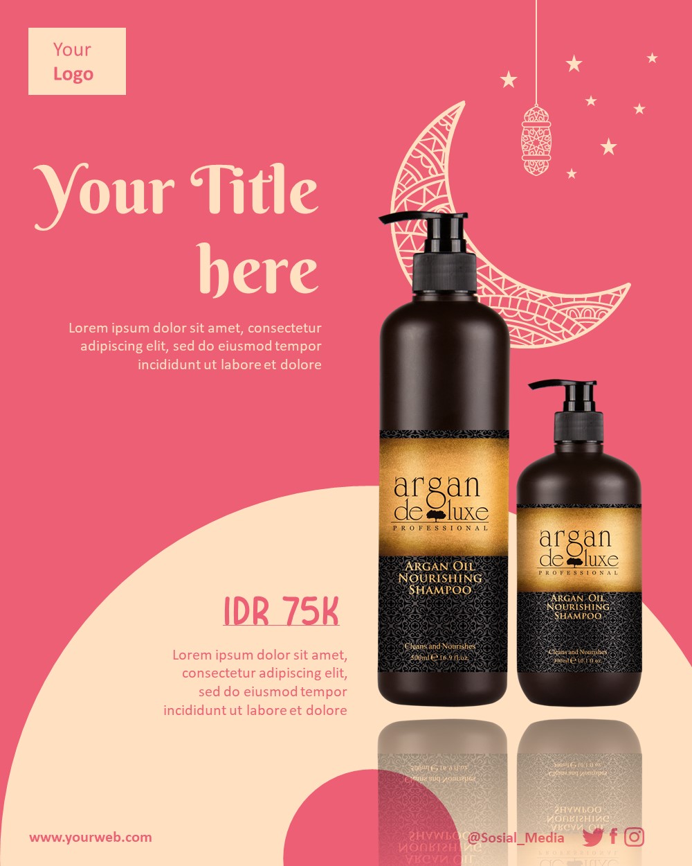 81. Islamic Template Minimalist Pastel 3