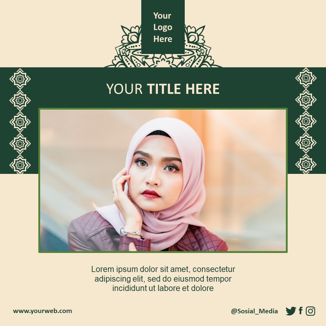 Islamic Template Luxury Design 2