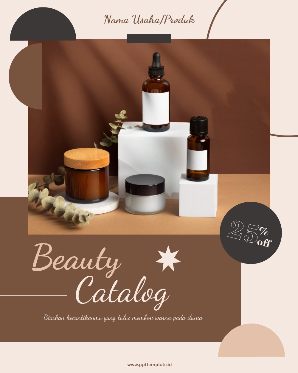 Flat design product catalog